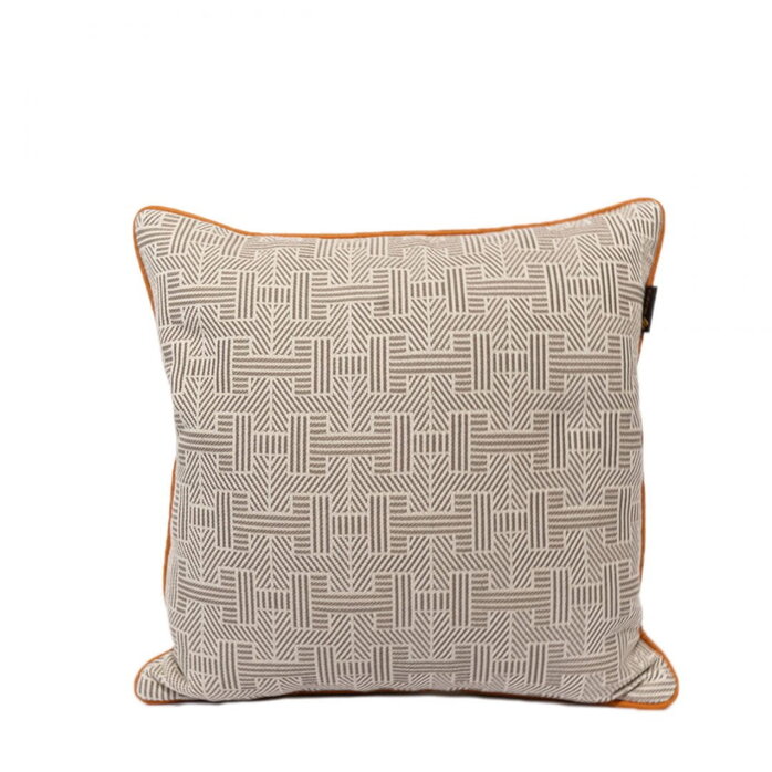 Hermès Fabrics Sierkussen van Hermès Panama-stof, 45x45 cm