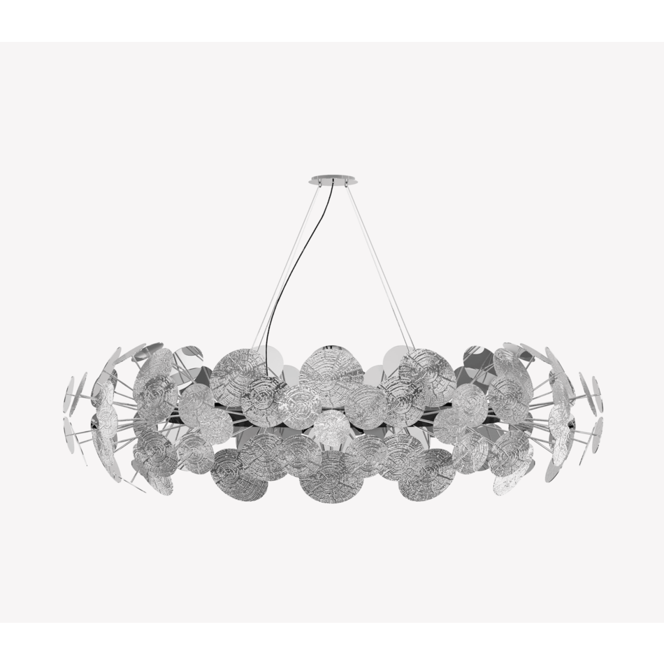 Boca do Lobo Newton Silver Chandelier