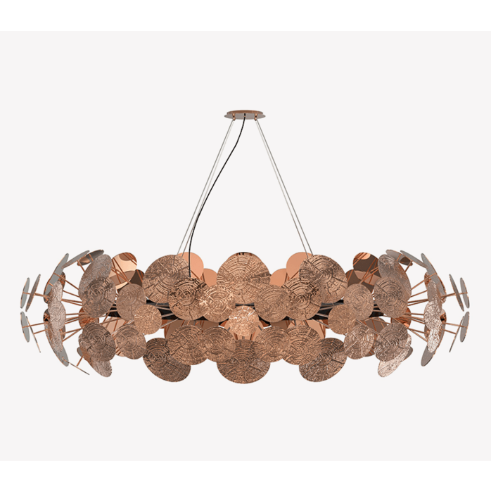 Boca do Lobo Newton Copper Chandelier