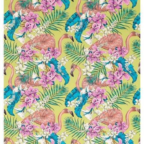 Matthew Williamson Flamingo Club Purple Green Multi