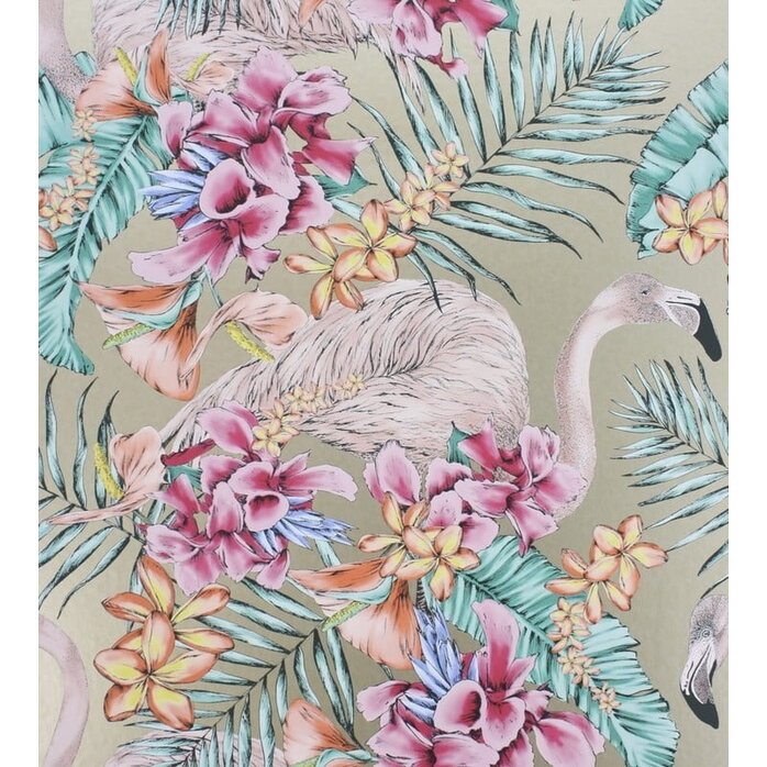 Matthew Williamson Flamingo Club Gold Multi Color