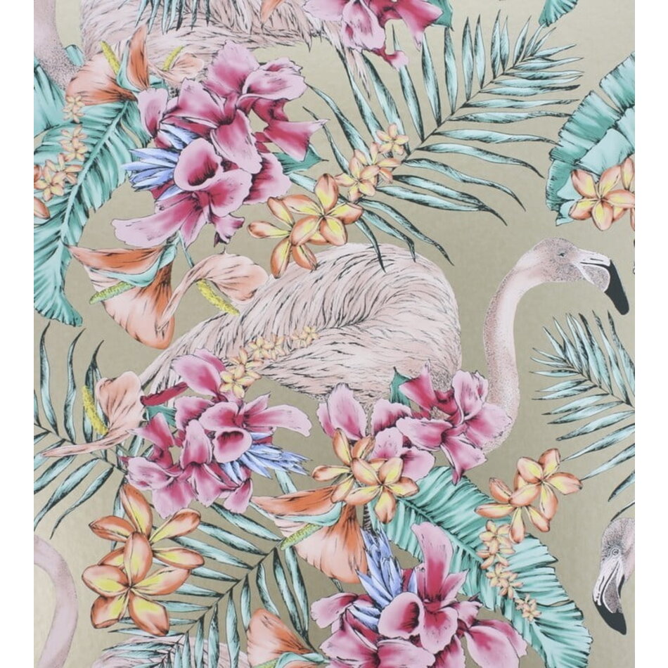 Matthew Williamson Flamingo Club Gold Multi Color