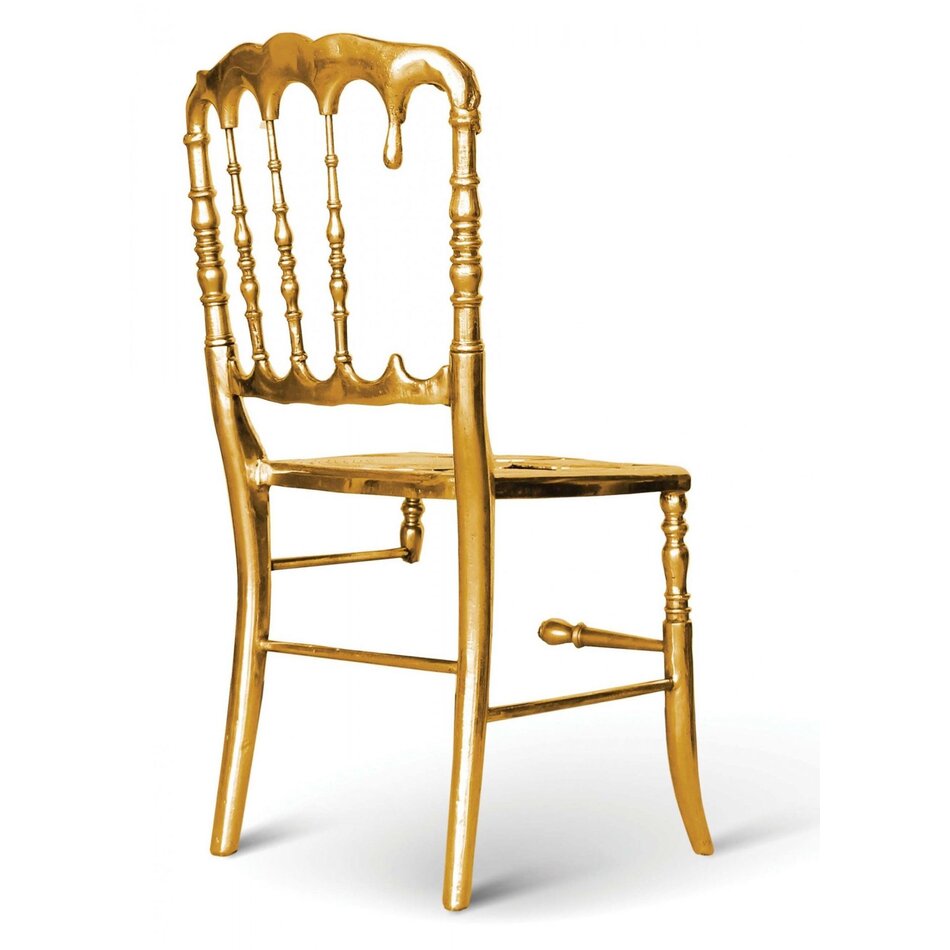 Boca do Lobo Emporium 3 Legs Gold Chair Boca do Lobo Emporium 3 Legs Gold Chair