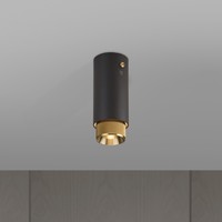 Opbouwspot Exhaust Surface Graphite Brass
