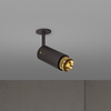 Opbouwspot Exhaust Spot Graphite Brass