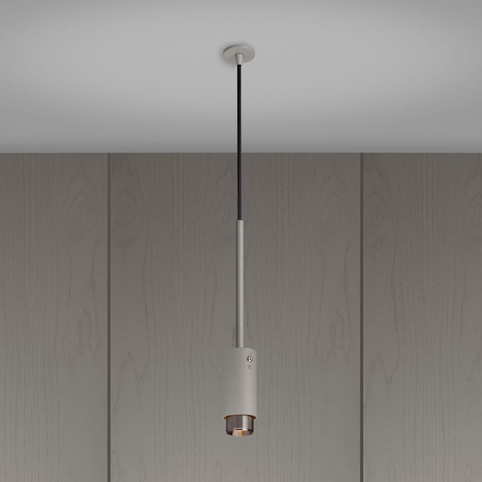 Buster and Punch Exhaust Pendant Stone Steel