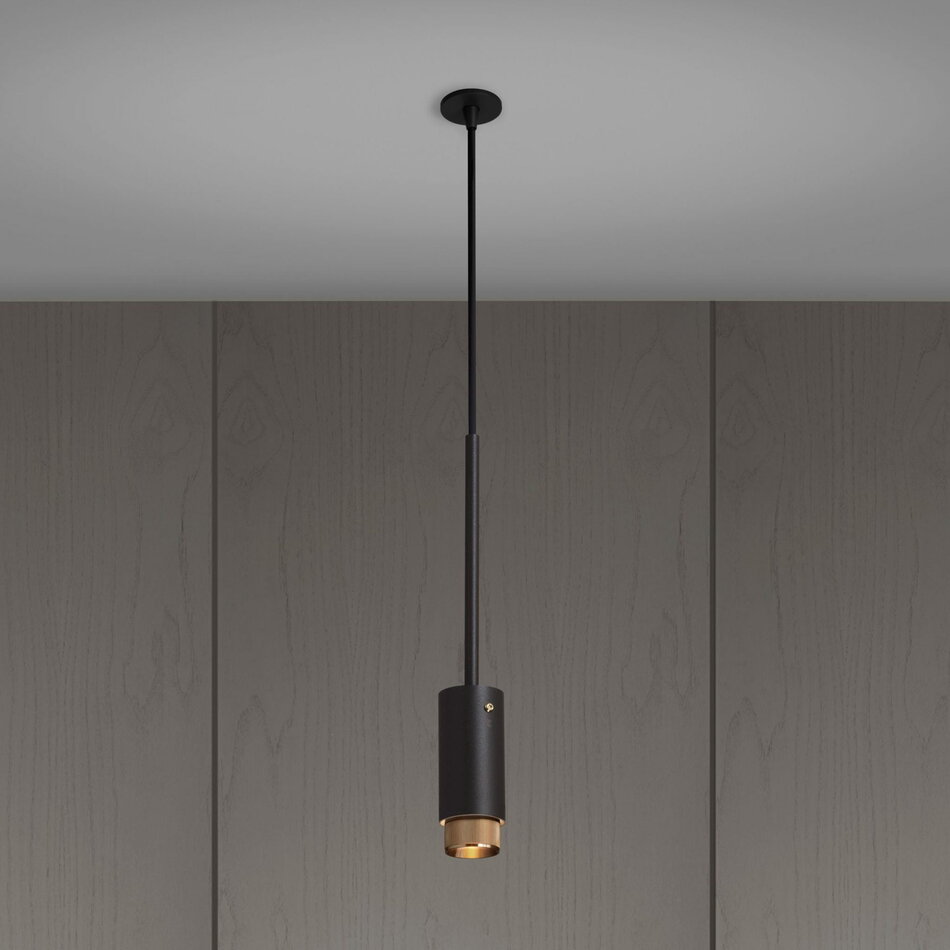 Buster and Punch Hangende Spot Exhaust Pendant Graphite Brass