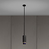 Hangende Spot Exhaust Pendant Graphite Burnt Steel