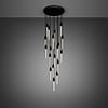 Led Heavy Metal Chandelier Cascade