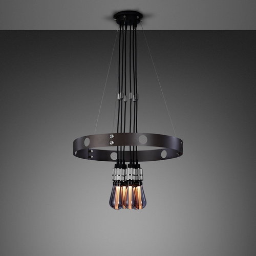 Buster and Punch Hero Light Graphite Chandelier Steel