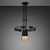 Hero Light Graphite Chandelier Smoked Bronze