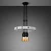 Hero Light Stone Chandelier Smoked Bronze