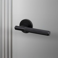 Fixed Door Handle / Single-Sided / Linear/ Welders Black