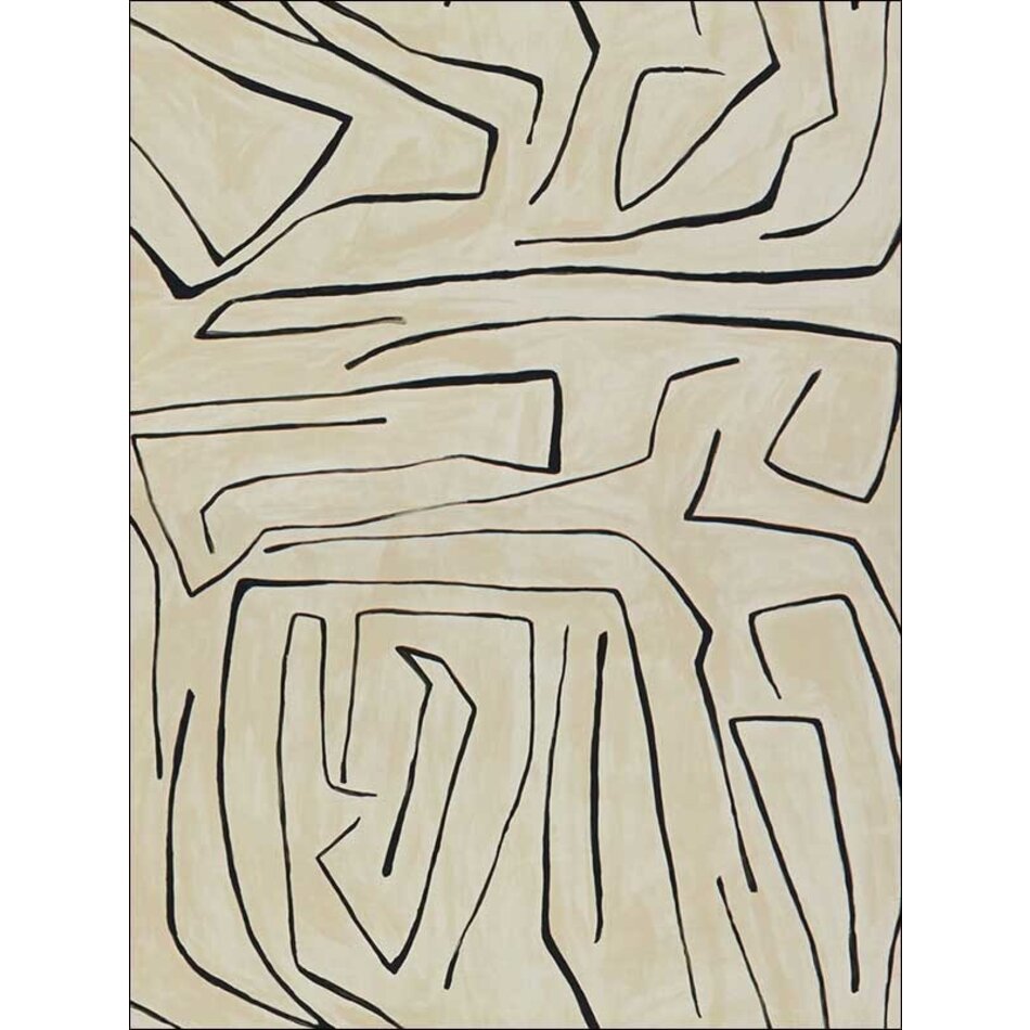 Kelly Wearstler Graffito linen/onyx