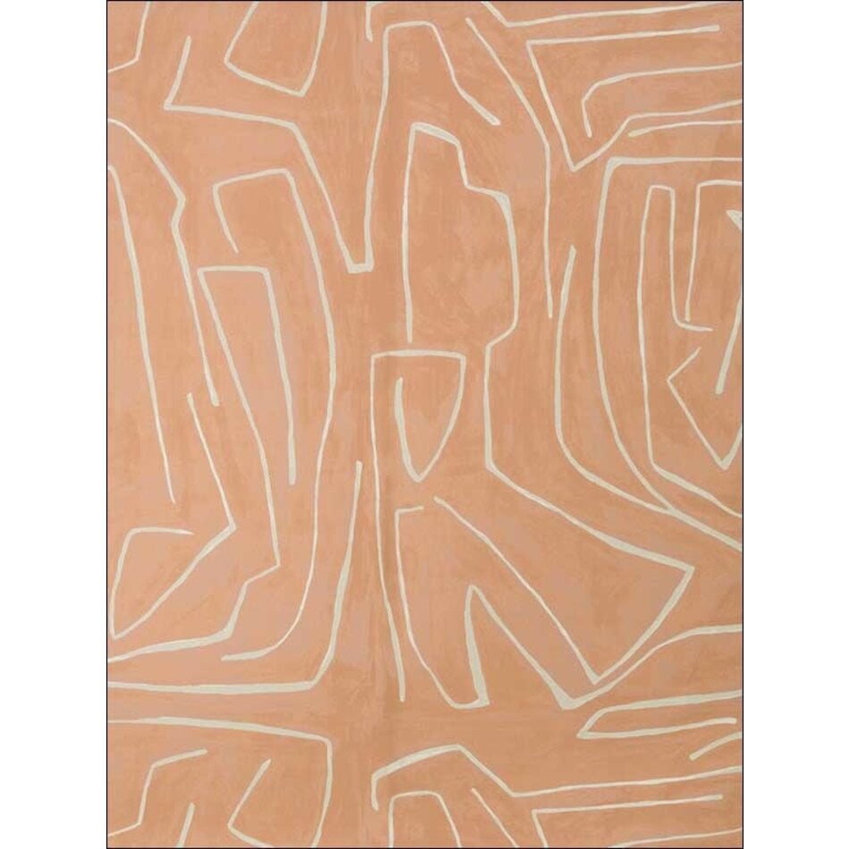 Kelly Wearstler Graffito salmon/creme