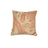 Tiger Silk Cushion Orange