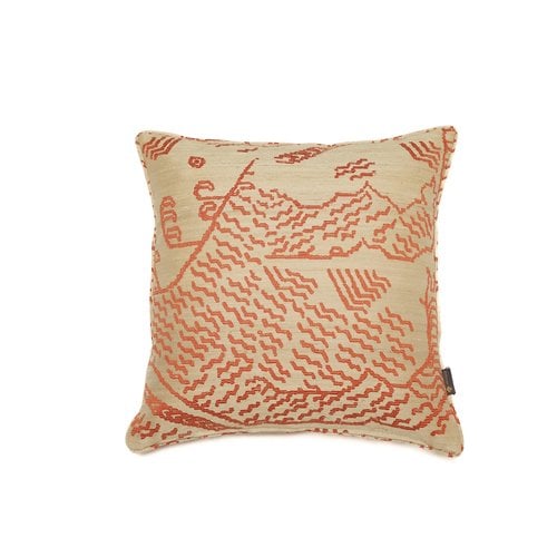 Proluca Design Tiger Silk Cushion Orange