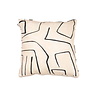 Graffito Black Cream Cushion