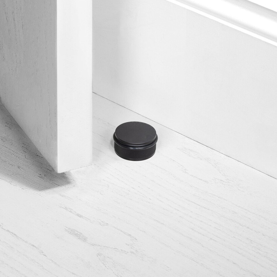 Buster and Punch Door Stop Floor Black