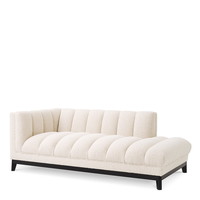 Lounge Sofa Ditmar left bouclé cream