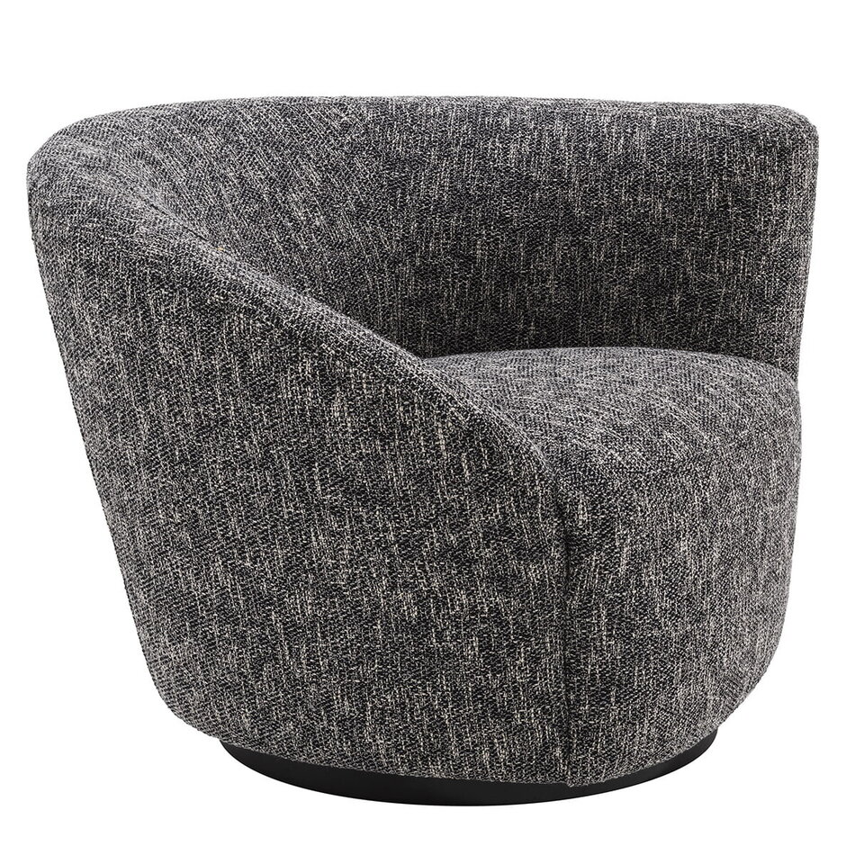 Eichholtz Swivel Chair Colin right cambon black