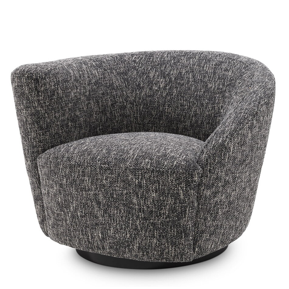 Eichholtz Swivel Chair Colin left cambon black