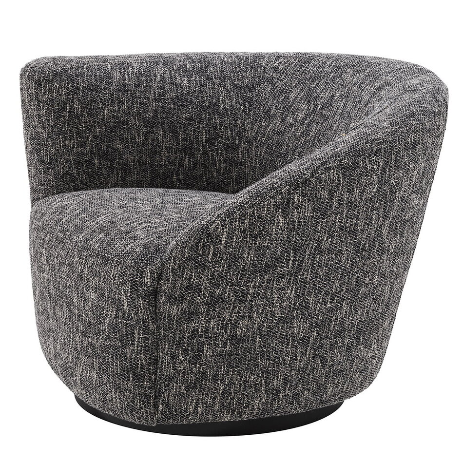 Eichholtz Swivel Chair Colin left cambon black