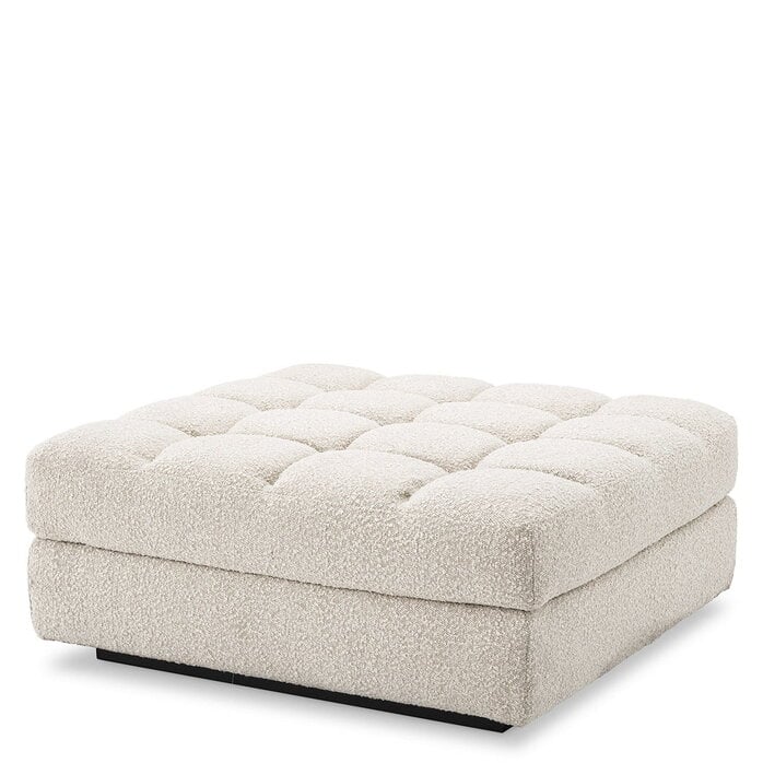 Eichholtz Sofa Dean bouclé cream - Ottoman