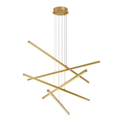 Eichholtz Chandelier Kimpton antique brass finish