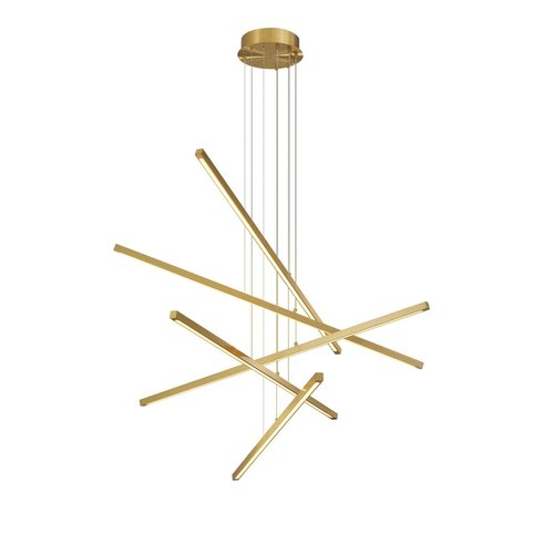 Eichholtz Chandelier Kimpton antique brass finish