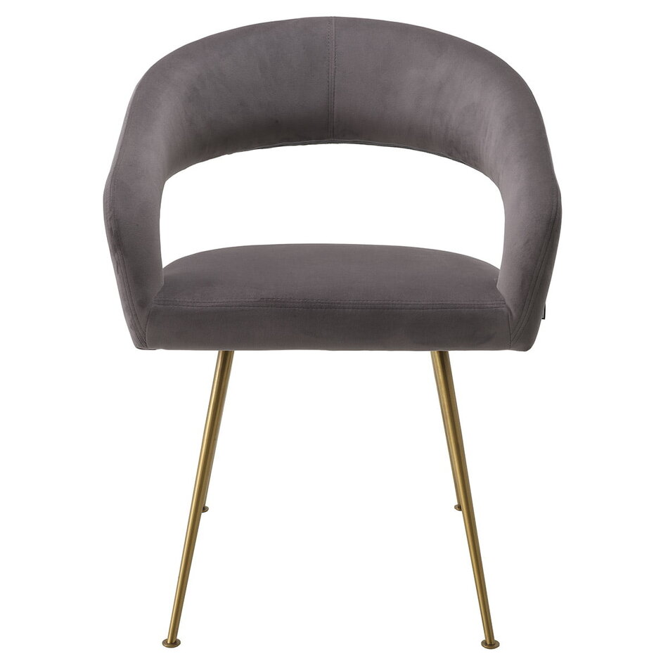 Eichholtz Dining Chair Bravo savona grey velvet