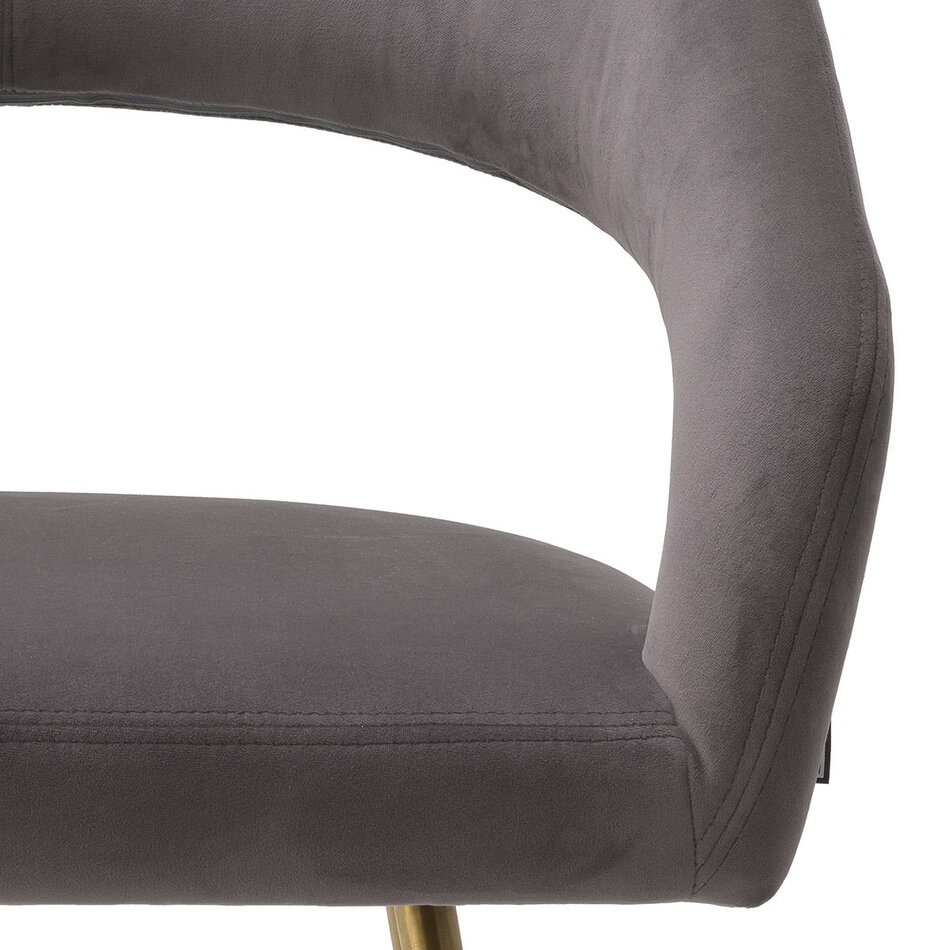 Eichholtz Dining Chair Bravo savona grey velvet