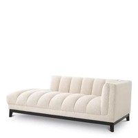 Lounge Sofa Ditmar right bouclé cream