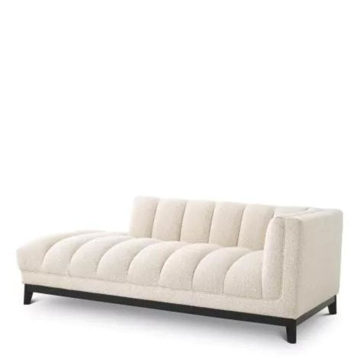 Eichholtz Lounge Sofa Ditmar right bouclé cream