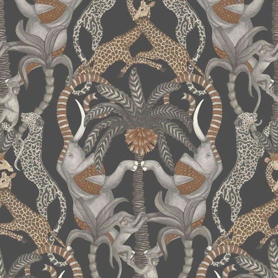 Cole & Son Taupe on Charcoal Cole & Son Taupe on Charcoal