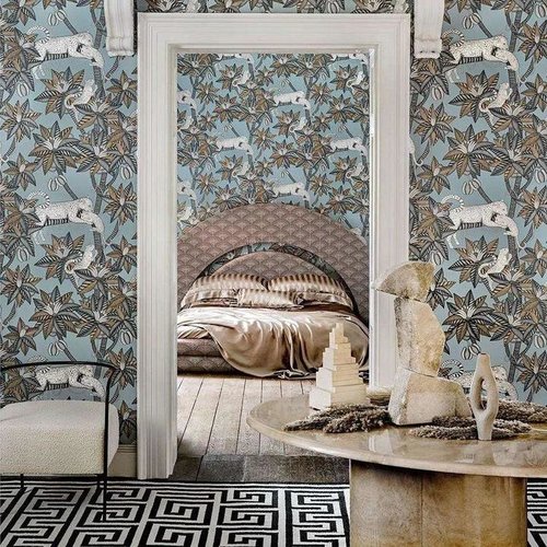 Cole & Son Print Room Blue