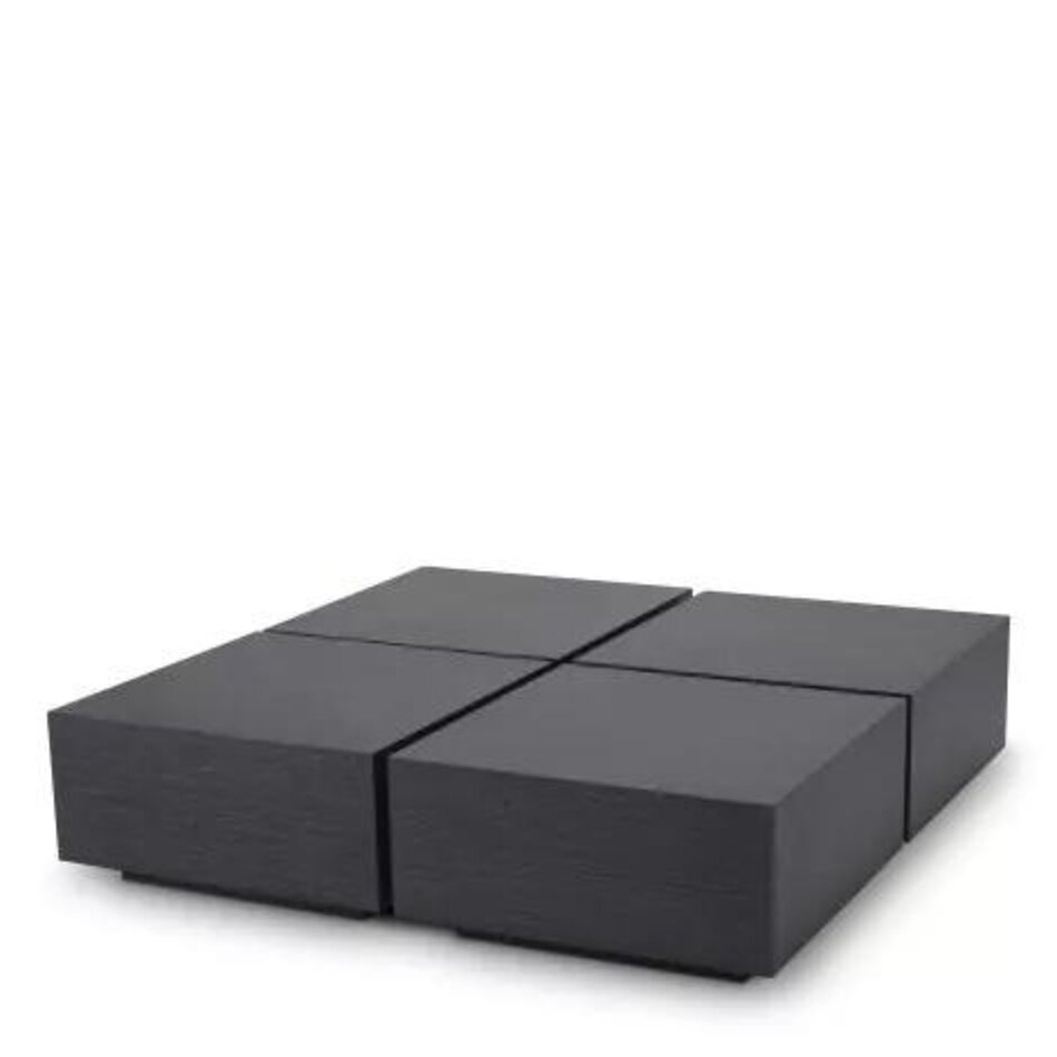 Eichholtz Coffee Table Puro set of 4 charcoal grey oak ven