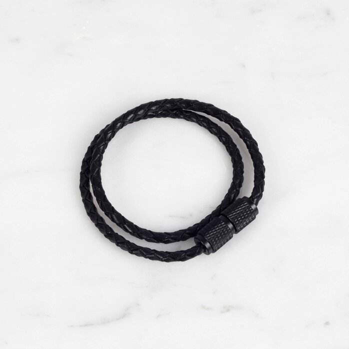 Buster and Punch Double Bracelet Black