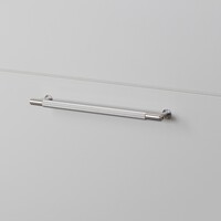 Meubelgreep in Staal met Linear Patroon