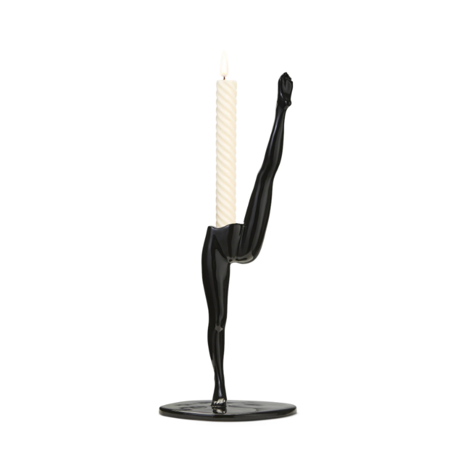 Anissa Kermiche Can Candlestick Shine Black Proluca Interiors