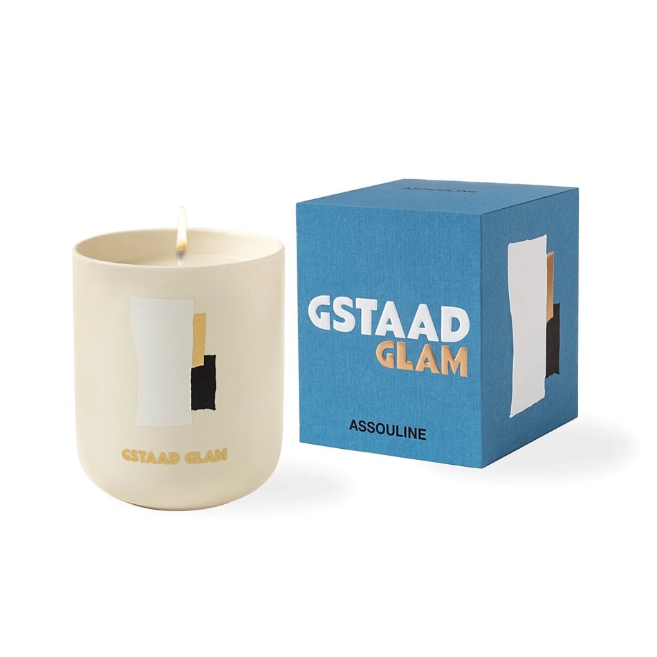 Assouline Gstaad Glam Travel Candle