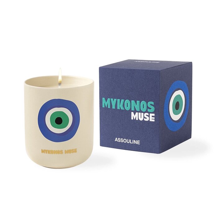 Assouline Mykonos Muse Travel Candle