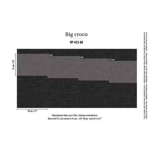 Élitis Anguille Big Croco Galuchat - Big Croco - Au pays Himbas Élitis Anguille Big Croco Galuchat - Big Croco - Au pays Himbas