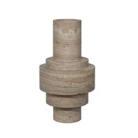 ETNA Centerpiece L Traverline Marble