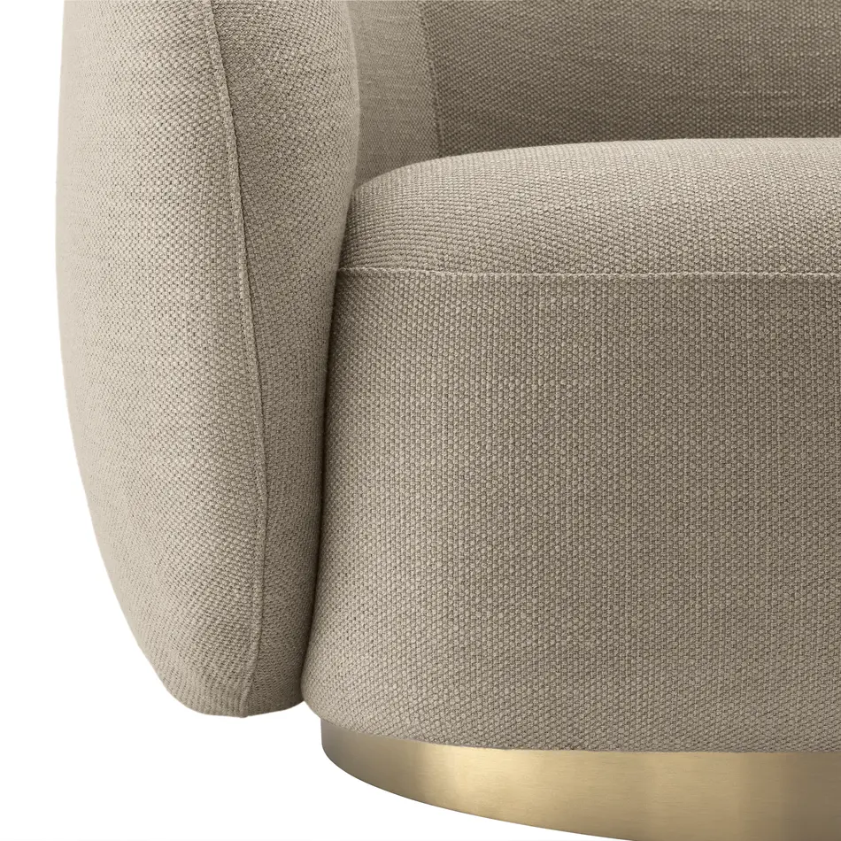 Eichholtz Swivel Chair Brice Avalon Sand