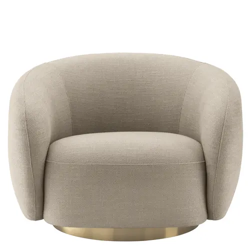 Eichholtz Swivel Chair Brice Avalon Sand