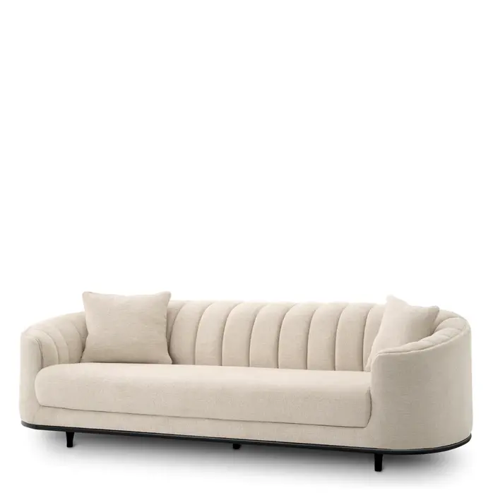 Eichholtz Sofa Agostino - Nuoro beige - 240 cm Breed