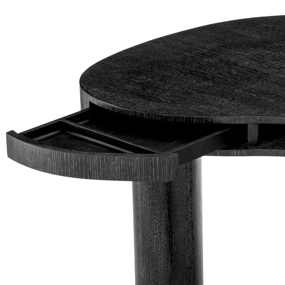Eichholtz Desk Vence - Charcoal Grey Oak Veneer