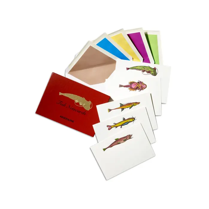 Assouline boeken Lost Fish Notecards