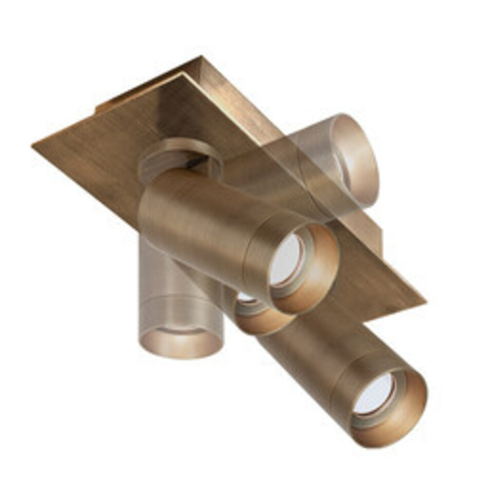 Maretti Lighting Modesto 2L Surface Mounted, Nano Bronze